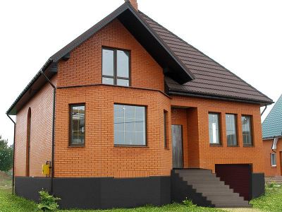 Кирпичные дома под ключ - проекты домов из кирпича, цены на строительство - Канадская Изба